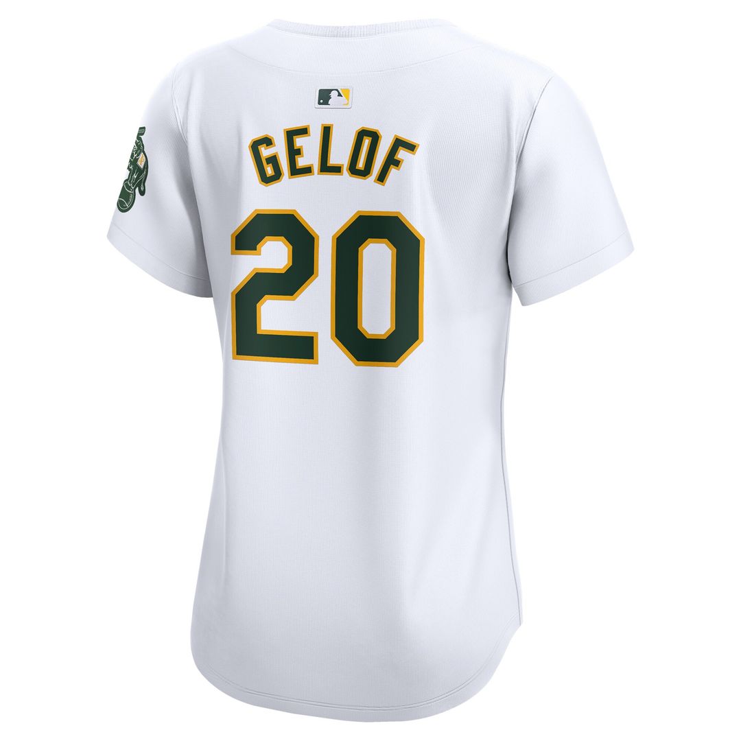 Zack Gelof Athletics Nike Women's Home Limited Player Jersey – White