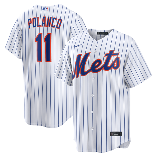 Jorge Polanco New York Mets Nike Home Replica Jersey - White
