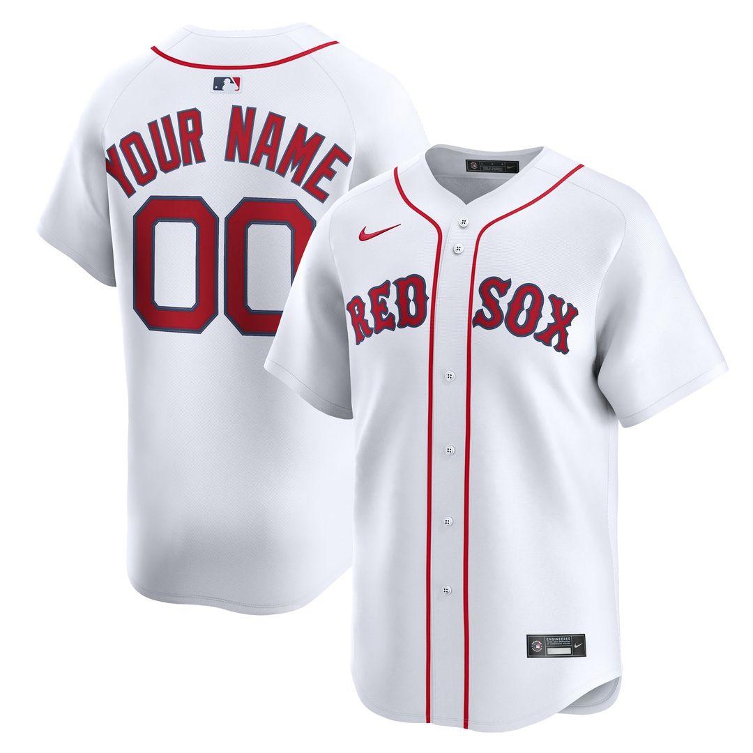 Boston Red Sox Nike Alternate Limited Custom Jersey - Red