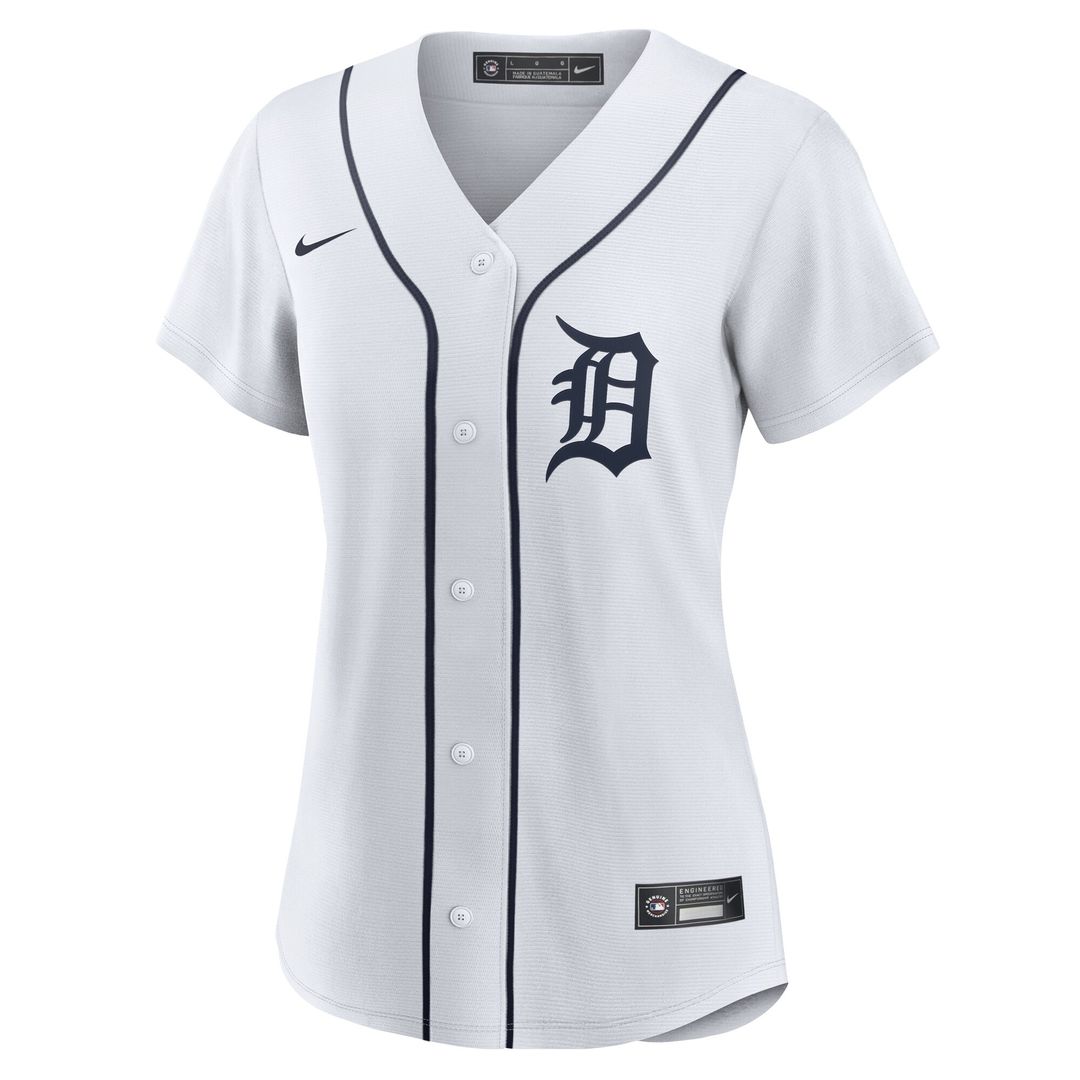 Parker Meadows Detroit Tigers Nike Women's Home Replica Jersey - White